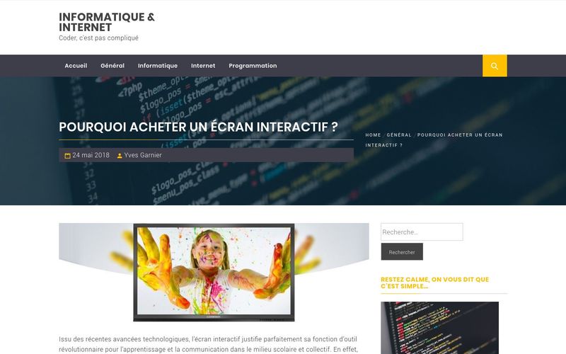 Pourquoi acheter un écran interactif ?